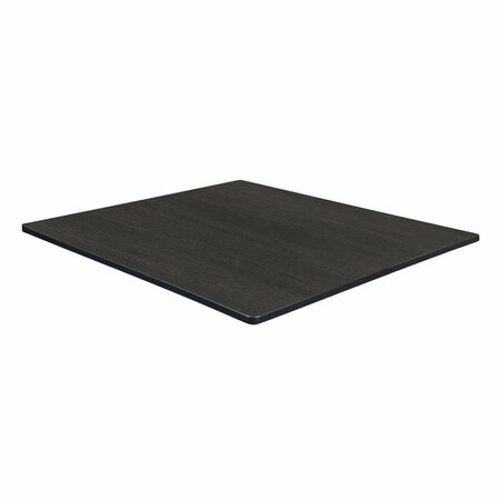 ANIMACION 48 in. Square Laminate Table Top, Ash Grey & White AN2476388